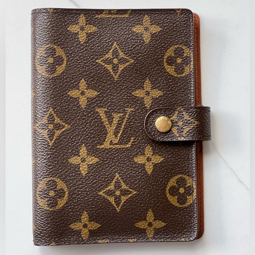 💯 Authentic Louis Vuitton Monogram Agenda PM with LV RULER